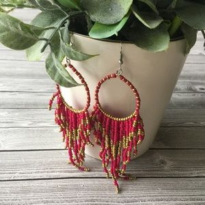 Seedbead earrings